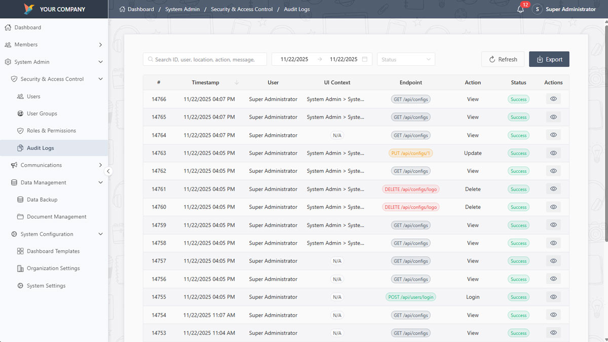 Dashboard Preview